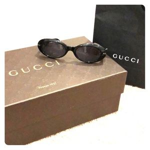 Authentic Black Gucci Sunglasses
